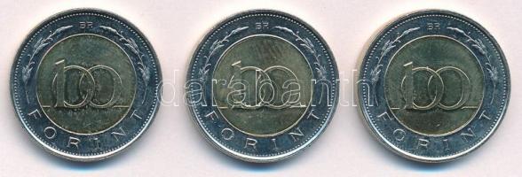 2022. 100Ft "Magyar Pénzmúzeum és Látogatóközpont" (3x) T:AU