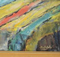 Olvashatatlan jelzéssel: Csendélet. Olaj, vászon. 60x45 cm. Fakeretben