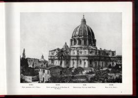 cca 1920 Roma il Vaticano (Róma és a Vatikán), képes album, Roma, Editore Richter Ernesto, kiadói ha...