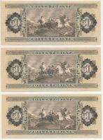 1975. 50Ft (3x) sorszámkövetők "D 058 096788 - D 058 096790" T:UNC
Adamo F14