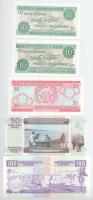 Burundi 1991. 10Fr + 1997. 10Fr + 1995. 20Fr + 2001. 50Fr + 1993. 100Fr T:UNC-AU
Burundi 1991. 10 F...