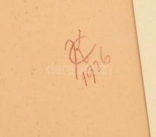 Kunwald Cézár (1870-1947): Hubay Jenő arcképe, 1929. Litográfia, papír. Jelzett. Számozott: 39. (200...