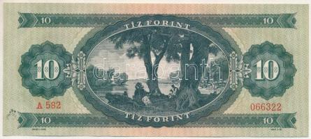 1957. 10Ft "A 582 066322" T:AU fo.
Hungary 1957. 10 Forint "A 582 066322" C:AU ...