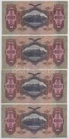 1930. 100P (4x) "E080" sorszámkövetők és közeli sorszámok T:VF Adamo P17