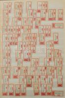 Ajánlási ragjegy tétel 8 lapos A/4-es Abria berakóban