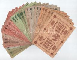 Szovjetunió / Orosz Szocialista Szövetségi Szovjet Köztársaság 1918. 3R-1000R (30db) T:F-G
Soviet U...