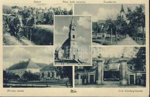 Mór szüretelőkkel és a Gróf Lamberg kastéllyal