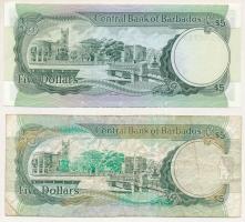 Barbados DN(1975) 5$ + 2007. 5$ T:F az egyik szép papír
Barbados ND(1975) 5 Dollars + 2007. 5 Dolla...