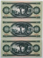 1949. 10Ft "A 340 232098 - A 340 232098" (3x) sorszámkövetők T:AU-XF Adamo F3