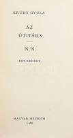 Krúdy Gyula. Az útitárs. N. N. Helikon Kiskönyvtár. Bp.,1966, Magyar Helikon, Kiadói egészbőr kötés, kiadói tokban. Számozott (254./1300) példány.