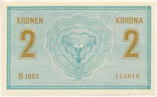 1914. 2K "B 1053 153.010" T:AU kis fo. bal alsó sarokban
Hungary 1914. 2 Korona "B 1...