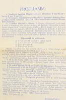 1924 Magyarbánhegyes lóverseny, lókiállítás, tenyészlóvásár és labdarúgó mérkőzés József főherceg és...