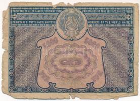 Szovjetunió / Orosz Szocialista Szövetségi Szovjet Köztársaság 1921. 5000R T:VG,G
Soviet Union / Ru...