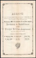 cca 1900 Szőlészettel, borászattal kapcsolatos nyomtatványok: Körrendelet a szöllővessző forgalom tá...