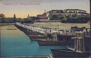 Újvidék Pétervárad fort with temporary bridge (EB)