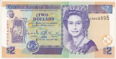 Belize 1999. 2$ T:AU Belize 1999. 2 Dollars C:AU Krause P#60a