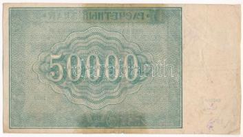 Szovjetunió / Orosz Szocialista Szövetségi Szovjet Köztársaság 1921. 50.000R T:VG ragasztott
Soviet...
