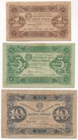 Szovjetunió / Orosz Szocialista Szövetségi Szovjet Köztársaság 1923. 1R + 5R + 10R T:F Soviet Union / Russian Socialist Federated Soviet Republic 1923. 1 Rouble + 5 Roubles + 10 Roubles C:F