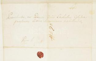 1777 lászlófalvi Eördögh Imre (1728-1782) Turóc-megyei birtokos autográf aláírással ellátott hivatal...