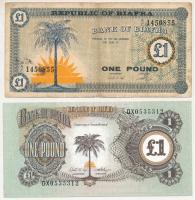 Biafra DN(1968-1969) 1P + DN(1967) 1P T:AU,F Biafra ND(1968-1969) 1 Pound + ND(1967) 1 Pound C:AU,F Krause P#1, P#5