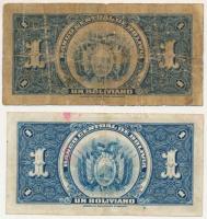 Bolívia 1928. 1B (2x) T:F szép papír, folt VG
Bolivia 1928. 1 Boliviano (2x) C:F fine paper, spot V...