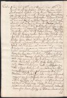 1781 Az ugocsa megyei bétafalvai Pál Ferenc nemességének igazolására folytatott eljárás tanuvallomás...