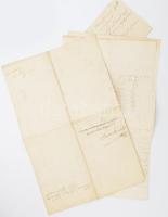 1781 Az ugocsa megyei Fornosi / Farnasi család, Verbőcs helységbeli birtokosokkal kapcsolatos négy darab okmány: zálog levél, szerződés kivonat, stb
