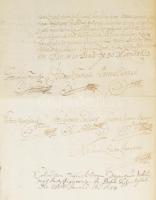 1781 Az ugocsa megyei Fornosi / Farnasi család, Verbőcs helységbeli birtokosokkal kapcsolatos négy d...