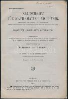 1912 Goldzicher, Karl: Methode zur graphischen Lösung von Systemen linearer Gleichungen. A szerző, Goldzicher Károly (1881-1955) matematikus által DEDIKÁLT példány. Sonderabdruck aus Zeitschrift für Mathematik und Physik 61. Band. 1912. Heft 1/2. Leipzig, 1912, B. G. Teubner, 9-12 p. Kiadói papírkötés.