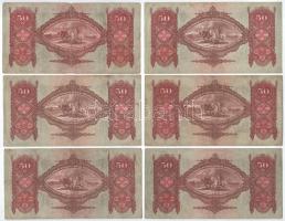 1932. 50P (6x) T:F,VG Adamo P14