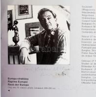 Cs. Erdős Tibor. A művész, Cs. Erdős Tibor (1914- 2015) által DEDIKÁLT! H.n., é.n., k.n. 4 sztl. old...