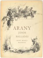 Arany János balladái. Zichy Mihály rajzaival. Bp., 1959, Magyar Helikon. 2. kiadás. Kiadói félvászon-kötés, foltos kiadói papír védőborítóban.