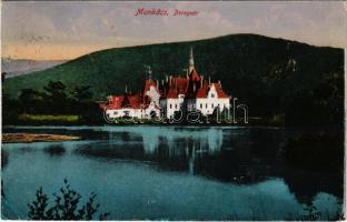 1917 Beregvár, Karpaty, Karpati (Szentmiklós, Beregszentmiklós, Cinadievo, Chynadiyovo); Schönborn kastély. Üdvözlet Munkácsról / castle (EK)