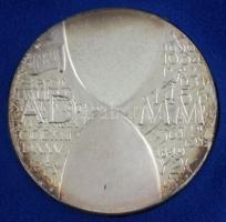 Lapis András (1942-) / Szabó Géza (1939-) 2000. "Ultima Forsan 2001" kétoldalas Ag emlékér...