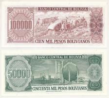 Bolívia 1984. 50.000B + 100.000B T:AU
Bolivia 1984. 50.000 Bolivianos + 100.000 Bolivianos C:AU
Kr...