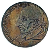 1997. "Borromei Szent Károly / Váci Egyházmegyei Szeminárium - 1780 - 1930 - 1997" kétoldalas bronz emlékérem bőr tokban. Szign.: PGB (69mm) T:AU