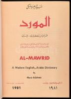 Munir Baalbaki: Al-Mawrid. A Modern English-Arabic Dictonary. Beirut, 1981., Dar El-Ilm Lil-Malayen....