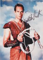 cca 1965 Charlton Heston (1923-2008) színész aláírt fotója