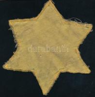 1944 Pető Róbertné sárga csillaga és az ahhoz tartozó igazolványa