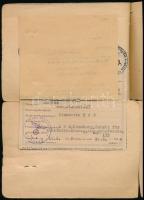 1942 Masur Anna ukrán lány érvénytelenített munkaigazolványa a III. Birodalomból