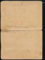 1942 Masur Anna ukrán lány érvénytelenített munkaigazolványa a III. Birodalomból