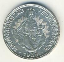 1938. 2P Ag "Madonna" T:2/3 kis ph