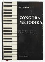 Gát József: Zongorametodika. Bp., 1964. Zeneműkiadó vállalat. 227p + (4) Kiadói, kissé kopott, illusztrált félvászon kötésben