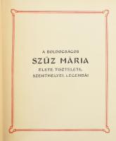 A boldogságos Szűz Mária élete, tisztelete, szenthelyei, legendái. Szerk.: Lévay Mihály. A könyvdíszeket és a könyv kötését Surányi István tervezete és rajzolta. Bp., [1934], Franklin, 511 p. +18 t. Kiadói dúsan aranyozott, festett egészvászon-kötésben gerincén kis kopással, hátsó borítón kis folttal