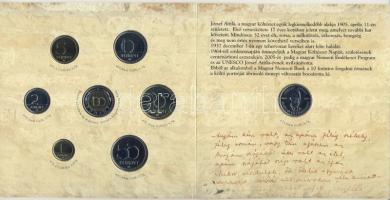 2005. 1Ft-100Ft 7klf db + 10Ft "József Attila" szettben T:BU Csak 8000db!