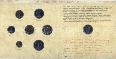 2005. 1Ft-100Ft 7klf db + 10Ft "József Attila" szettben T:BU Csak 8000db!