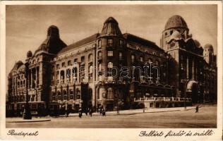 Budapest XI. Szent Gellért fürdő és szálloda, villamos