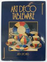 Judy Spours: Art deco tableware (Art deco étkészletek). London, 1988, Ward Lock, kissé foltos kiadói vászon kötés, papír védőborítóval, angol nyelven. Gazdag képanyaggal illusztrált kiadvány az art deco étkészletekről.