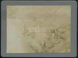 cca 1900 Aknaszlatina, Akna Slatina, Slatinské Doly, Szolotvino, Solotvyno (Máramaros, UA,); Kátonyi szakadás. Fotó Kartonon 12x9 cm