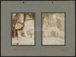 cca 1900 Máramaros, fotósorozat. összesen 40 db látványos, feliratozott fotó. Gutin, Szent István to...